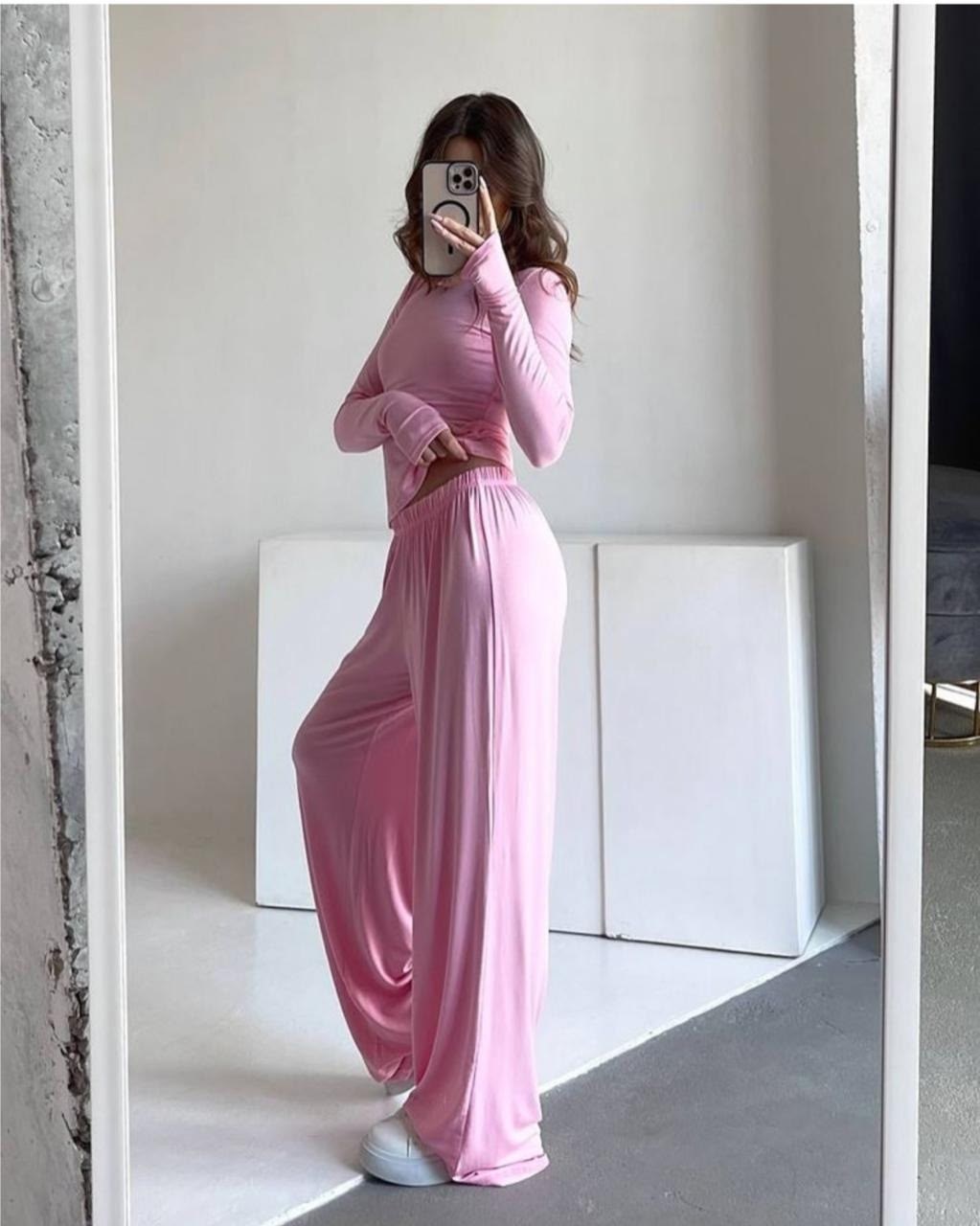 брючный костюм,повседневный костюм с длинными брюками для женщин с круглым вырезом и короткими рукавами,элегантные комбинезоны,стильный женский комбинезон с обтягивающим верхом и свободными брюками,ко