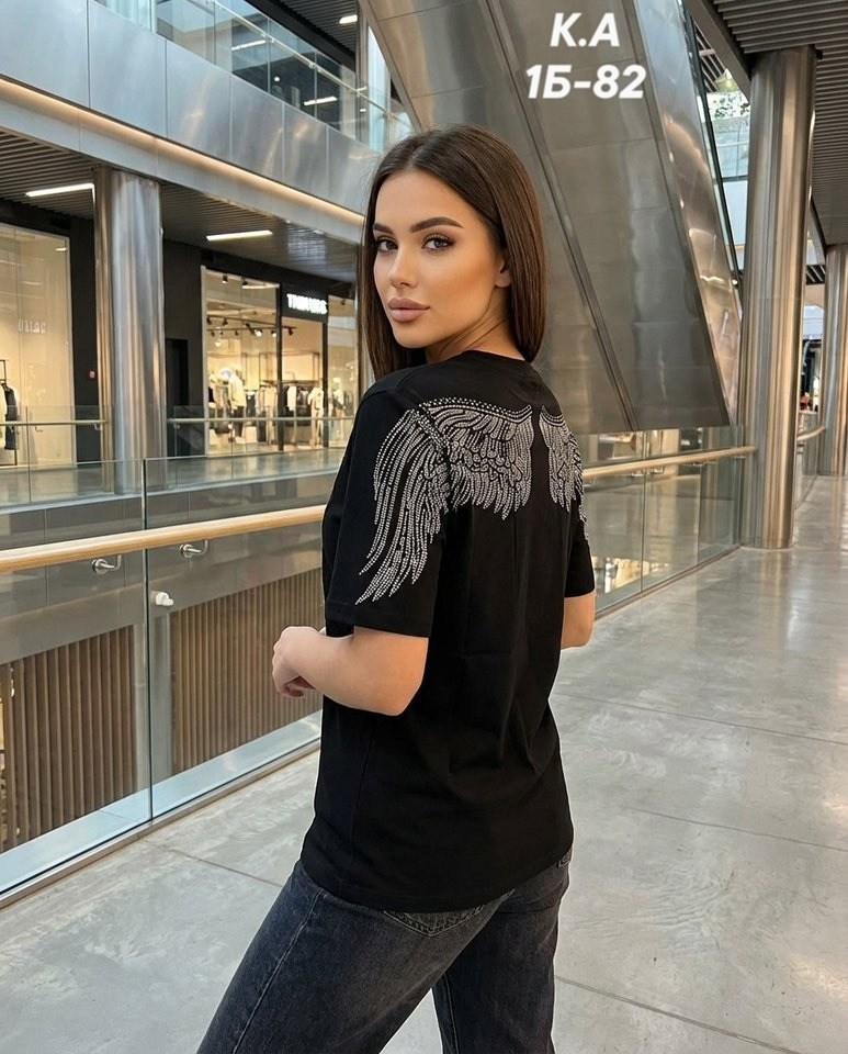 футболка женская,футболка со стразами,футболка,футболка оверсайз со стразам,майка на футболку