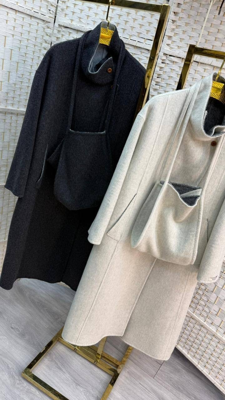 шерстяное пальто,пальто кокон,женское пальто,пальто,пальто с воротником