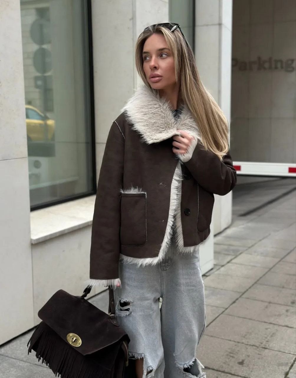 дубленка авиатор женская,стильная дубленка,дубленка авиатор,дубленка,женская дублёнка