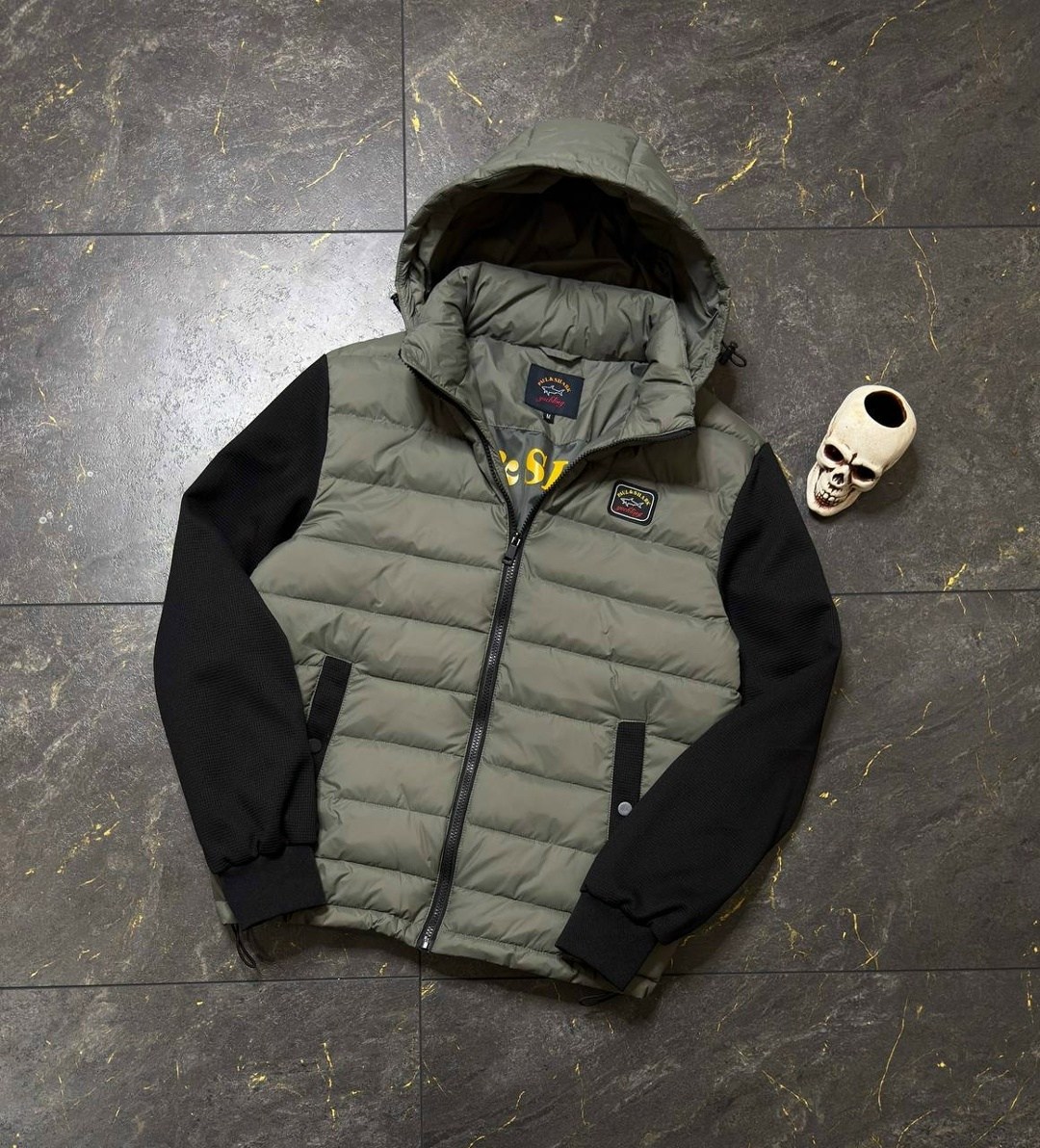 куртка paul shark мужская,пауль шарк куртка с вязаными рукавами,куртка armani,куртка paul&shark,куртка демисезонная