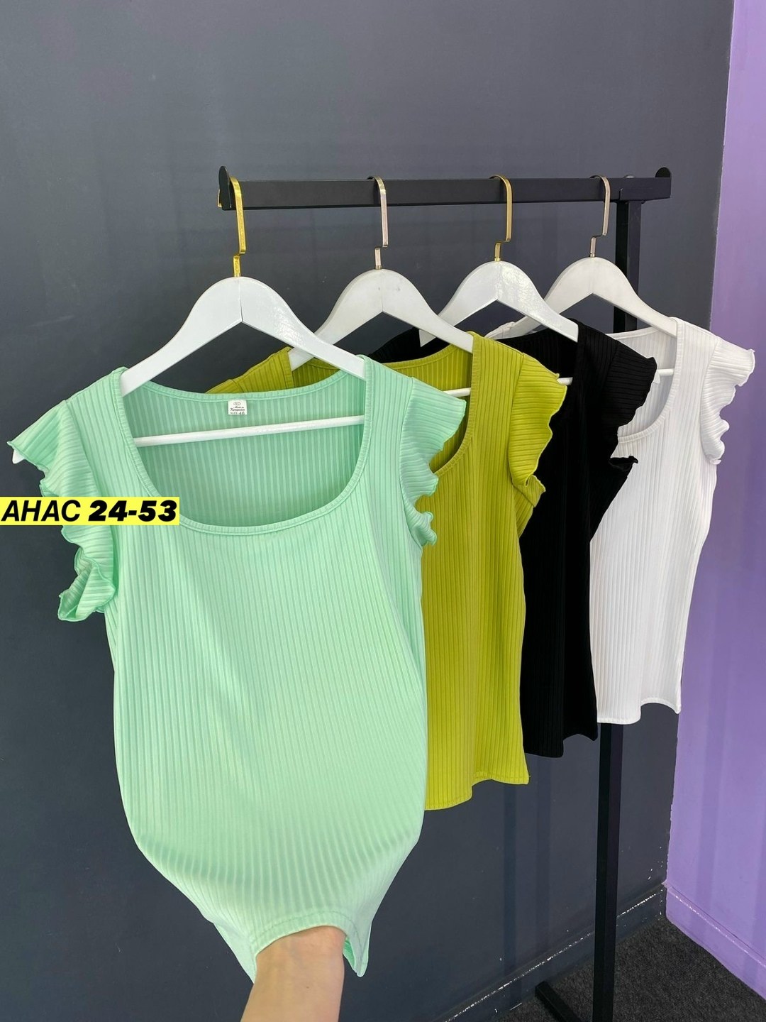 топ женский,женская майка,трикотажный топ,футболка с оборками,топ женский летний