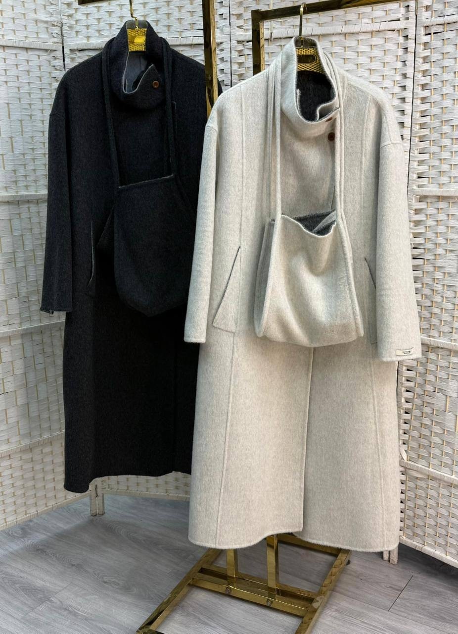 шерстяное пальто,пальто кокон,женское пальто,пальто,пальто с воротником