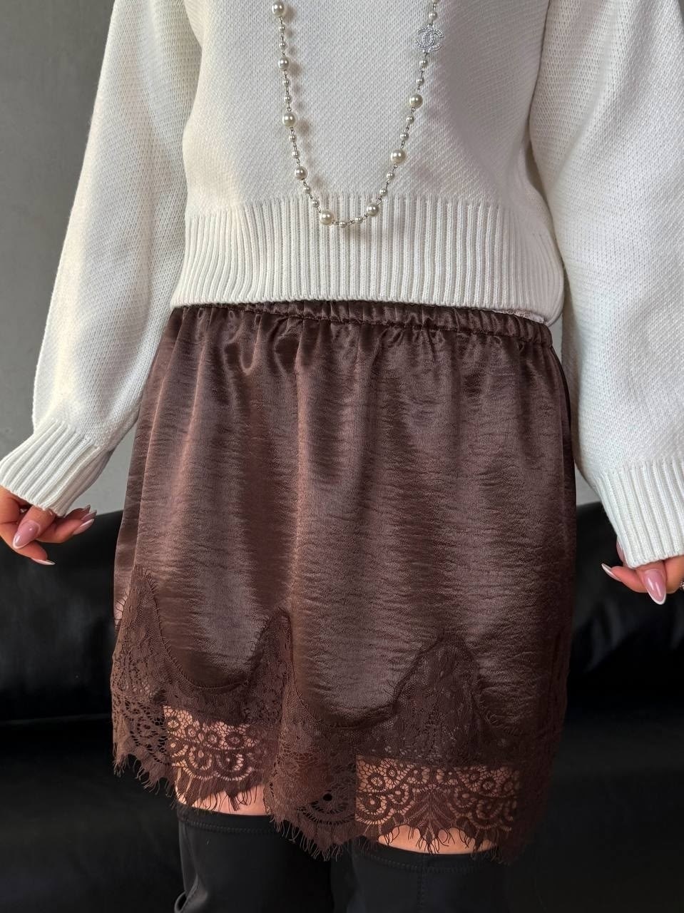 юбка в бельевом стиле с отделкой кружевом,юбка мини с кружевом,кружевная юбка,шорты кружевные,шорты с кружевом