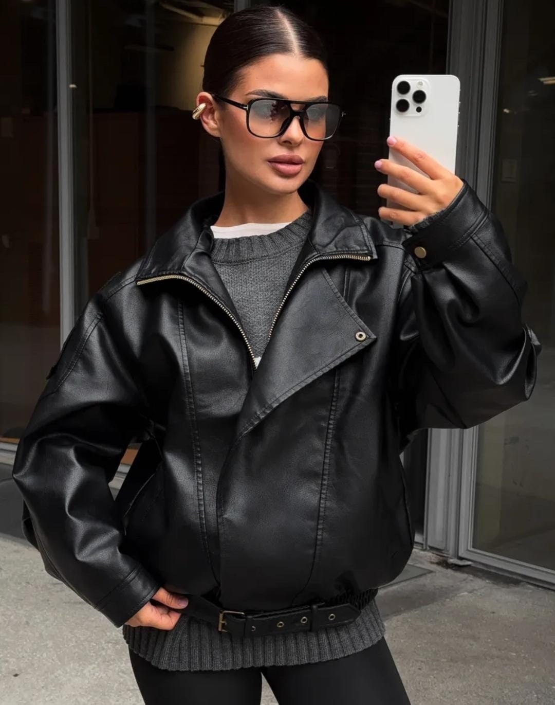 куртка кожаная женская,кожаная куртка,куртка косуха,женская куртка из искусственной кожи,стильная кожаная куртка