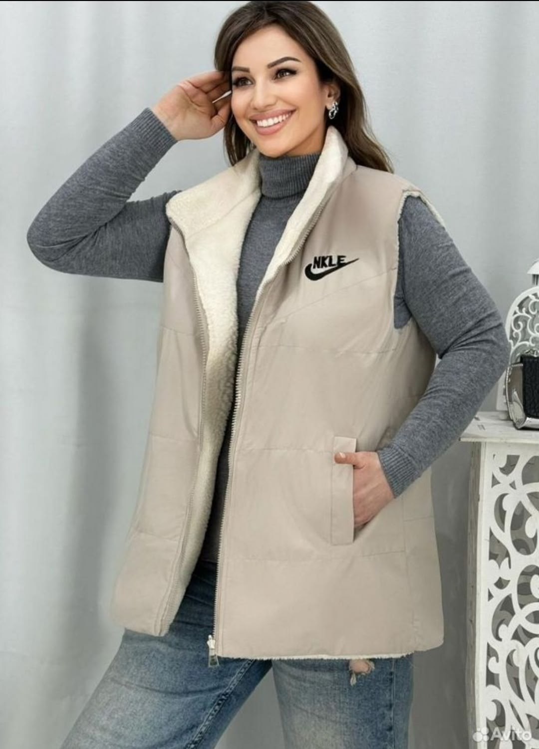 жилетка женская,жилет женский,жилет,жилет женский двухсторонний,теплый жилет