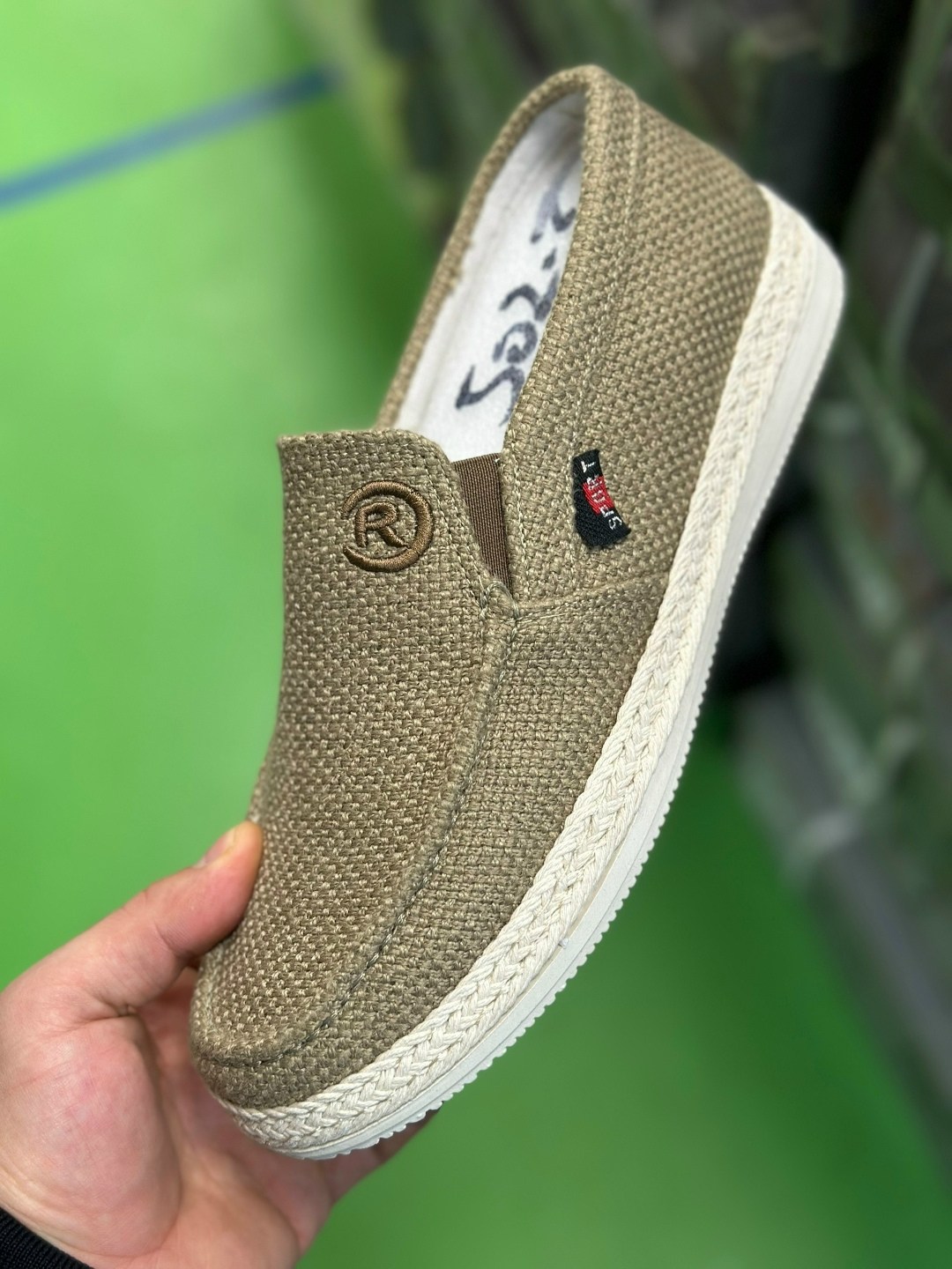 ,слипоны мужские,парусиновая ,повседневная ,обуви