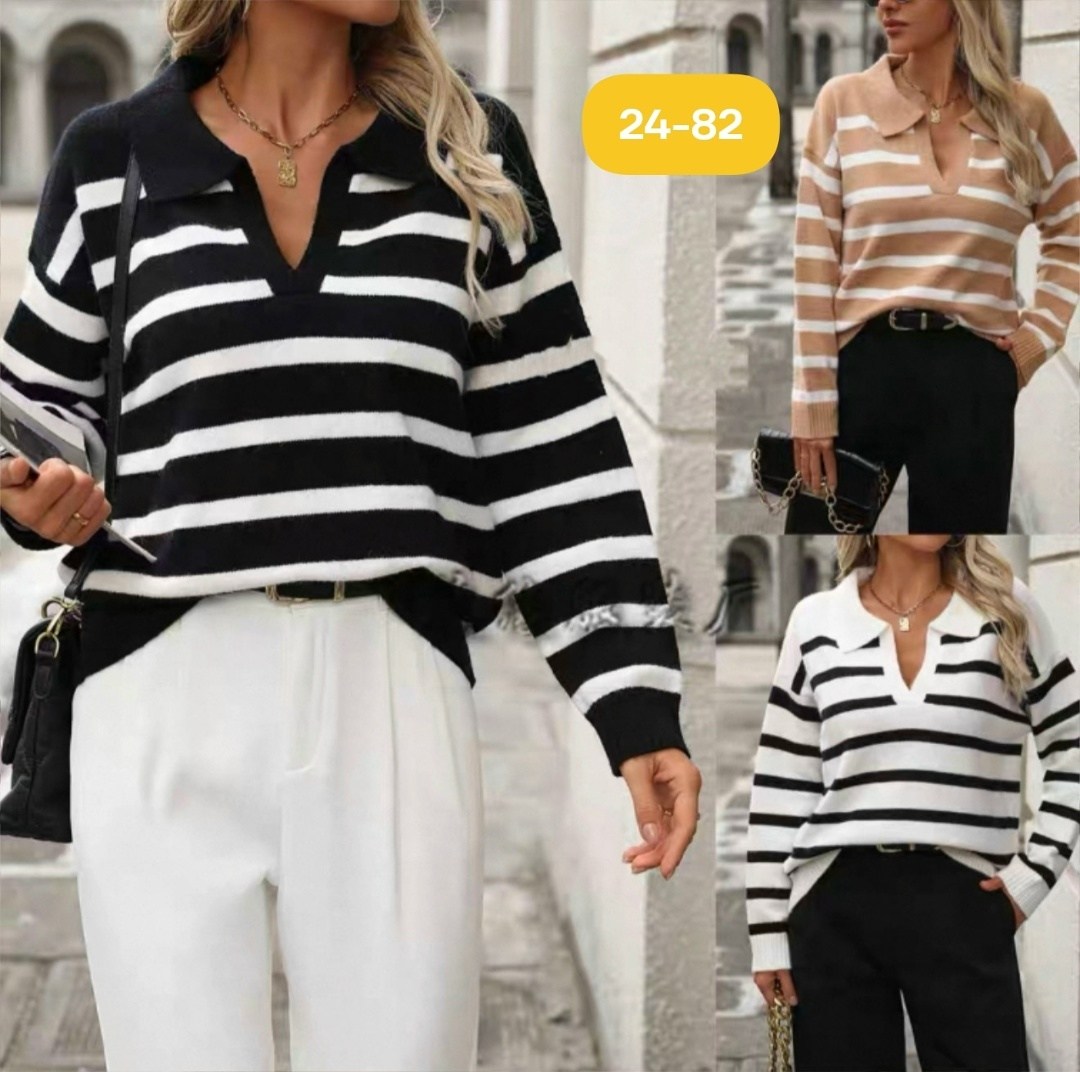 женский свободный свитер в полоску,полосатый джемпер,женский трикотажный свитер в полоску,вязаный свитер в полоску,женская кофта