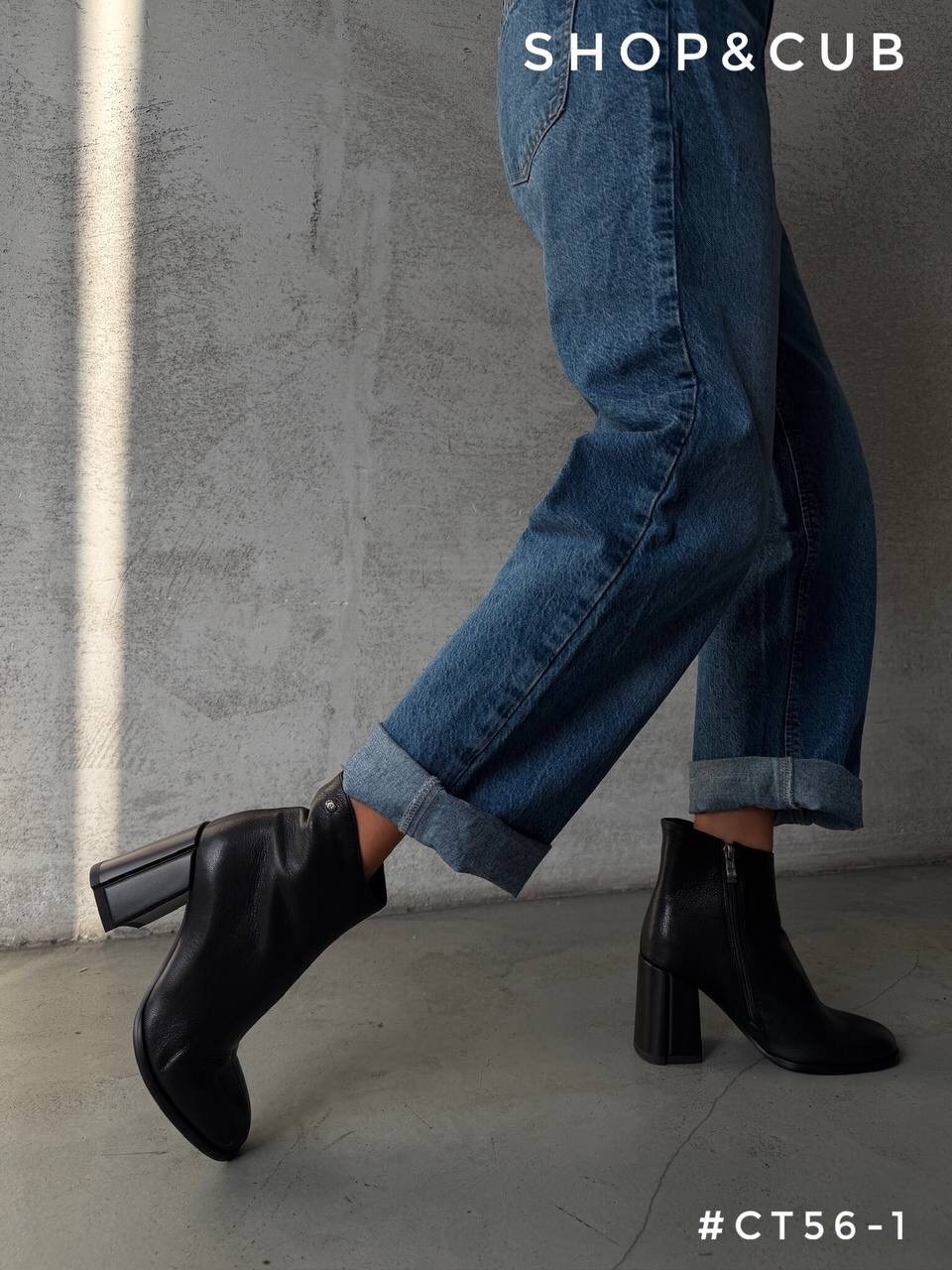 ботильоны женские демисезонные на каблуке o`shade 112501819,ботильоны на каблуке с квадратным носом из натуральной кожи obba,ботильоны obba,ботильоны женские,ботильоны