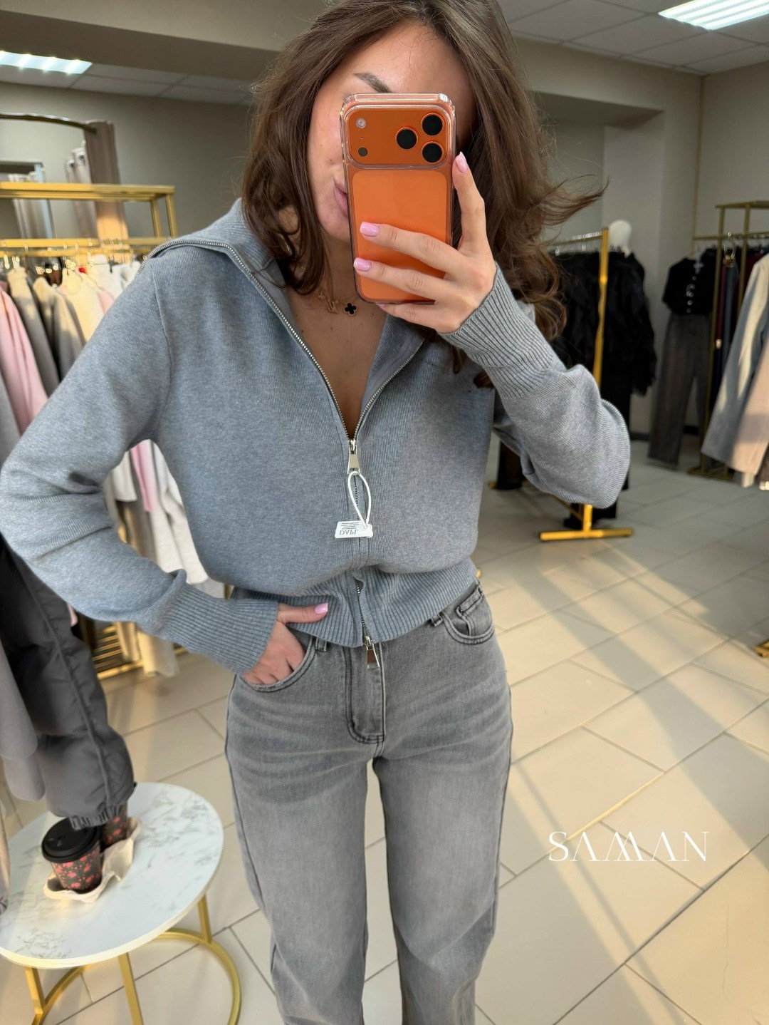 свитер кардиган женский,кофта женская,кардиган женский,свитер с горлом на молнии оверсайз kk fashion,женский джемпер