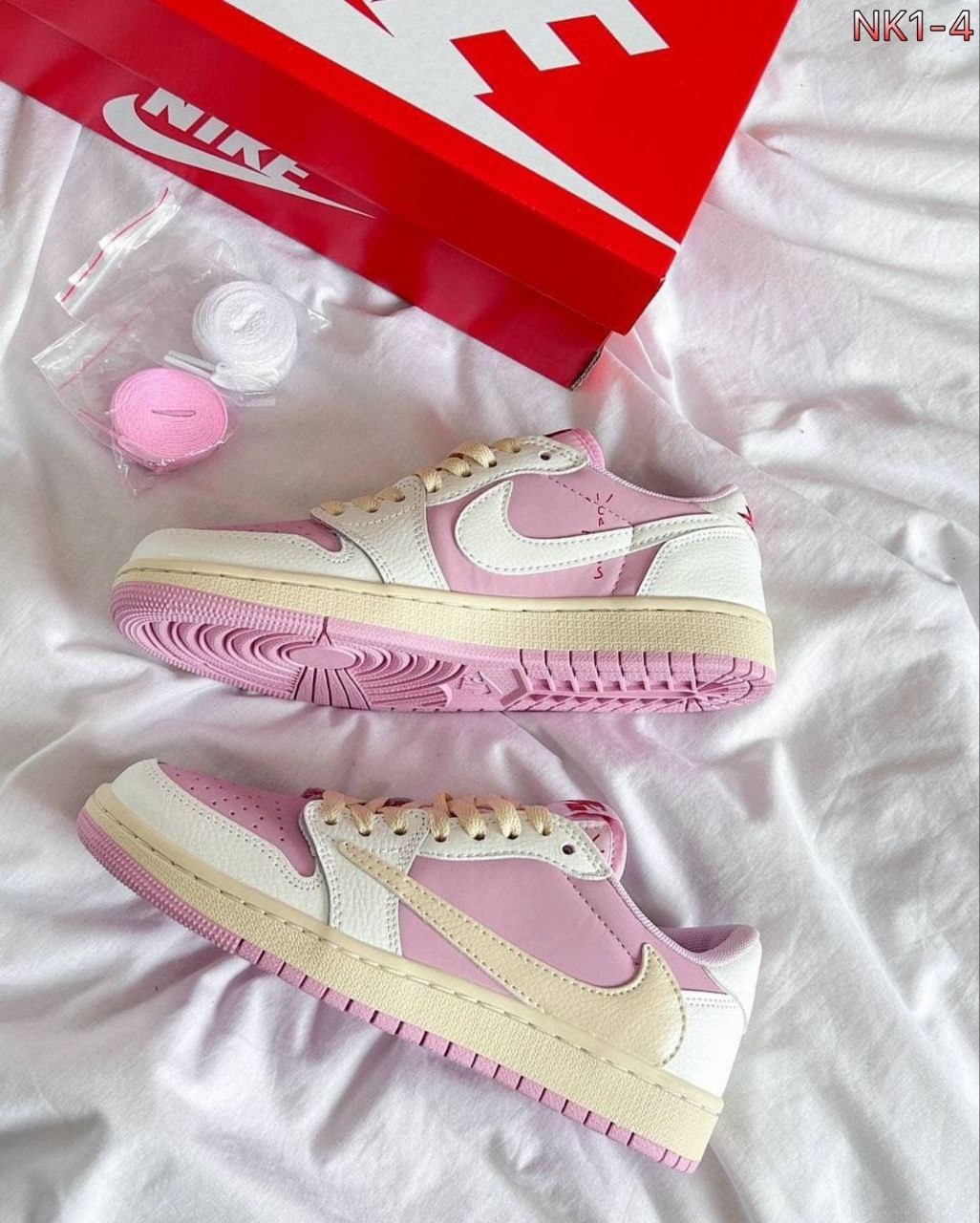 travis scott x air jordan 1 low sail/shy pink,nike air jordan 1 low x travis scott sail shy pink,кроссовки air jordan 1 low x travis scott 'shy pink' unisex,nike air jordan 1 low travis scott shy pink
