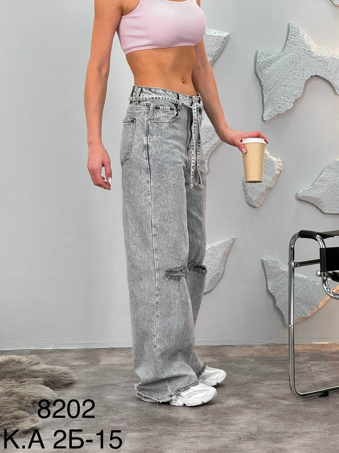 женские джинсы,женские рваные серые джинсы палаццо,широкие джинсы,джинсы широкие рваные,джинсы