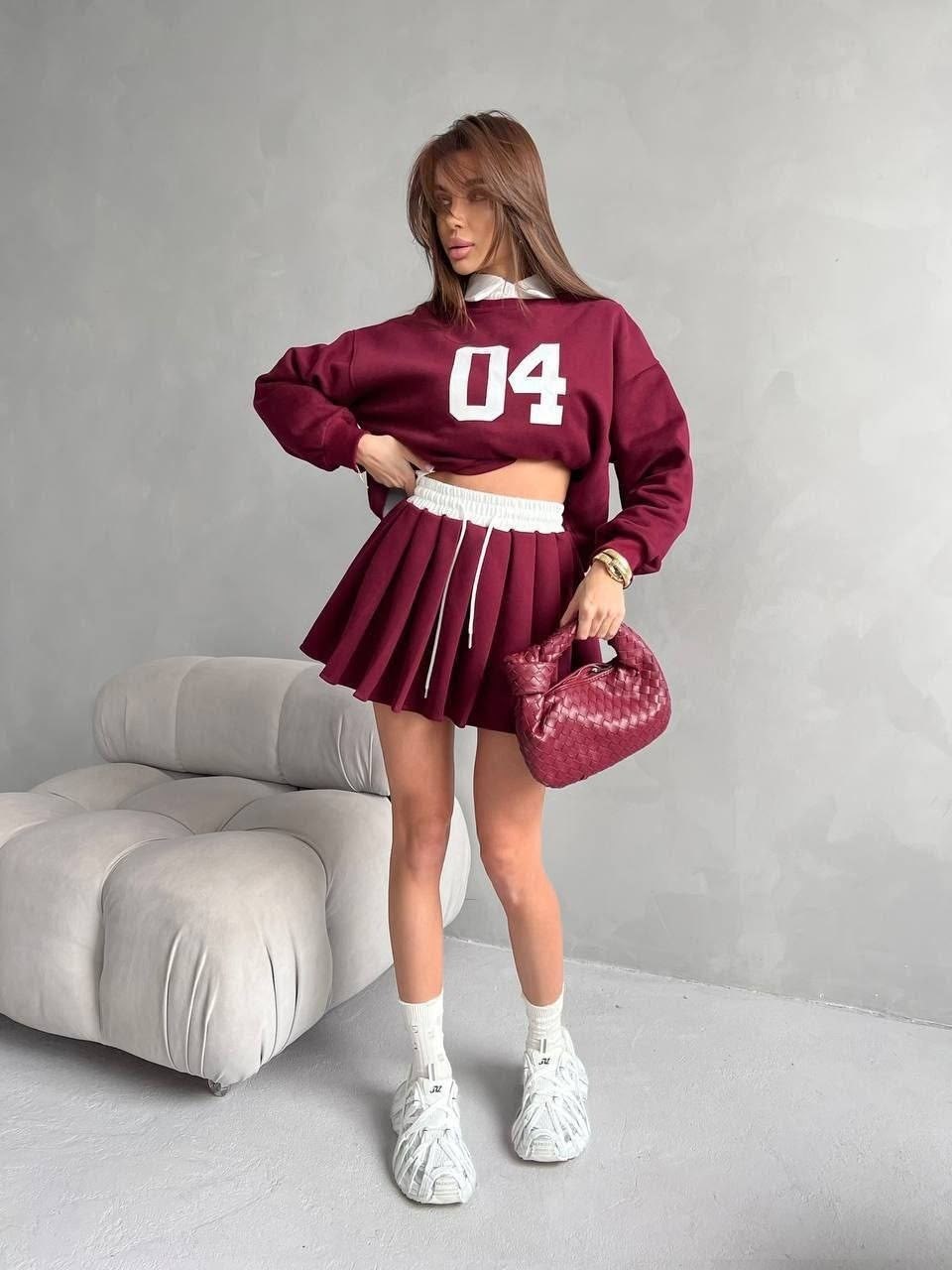 костюм юбка кофта,костюм: юбка и свитшот,костюм женский,кофта и юбка,трикотажные костюмы
