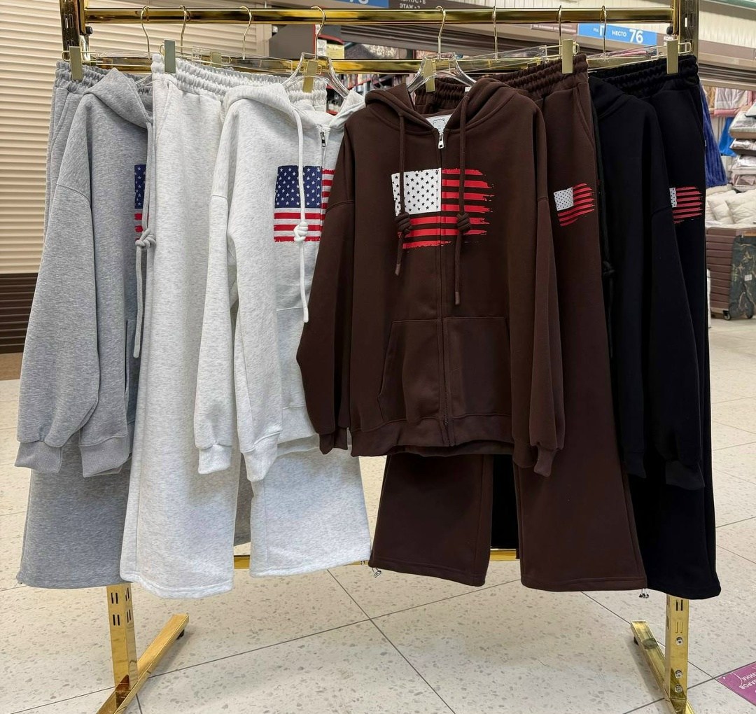 худи оверсайз на молнии зипка с капюшоном на флисе nazia shop цвет светло-серый,спортивный костюм,худи оверсайз на молнии зипка с капюшоном на флисе nazia shop,комплект спортивного костюма usa толстов