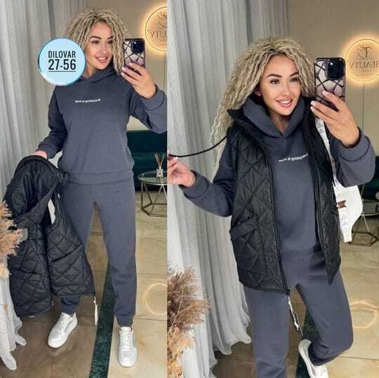 костюм тройка ткань флисжилетка на синтепоне,костюм тройка,костюм женский ,женский костюм тройка,женский костюм тройка ткань флисжилетка на синтепоне