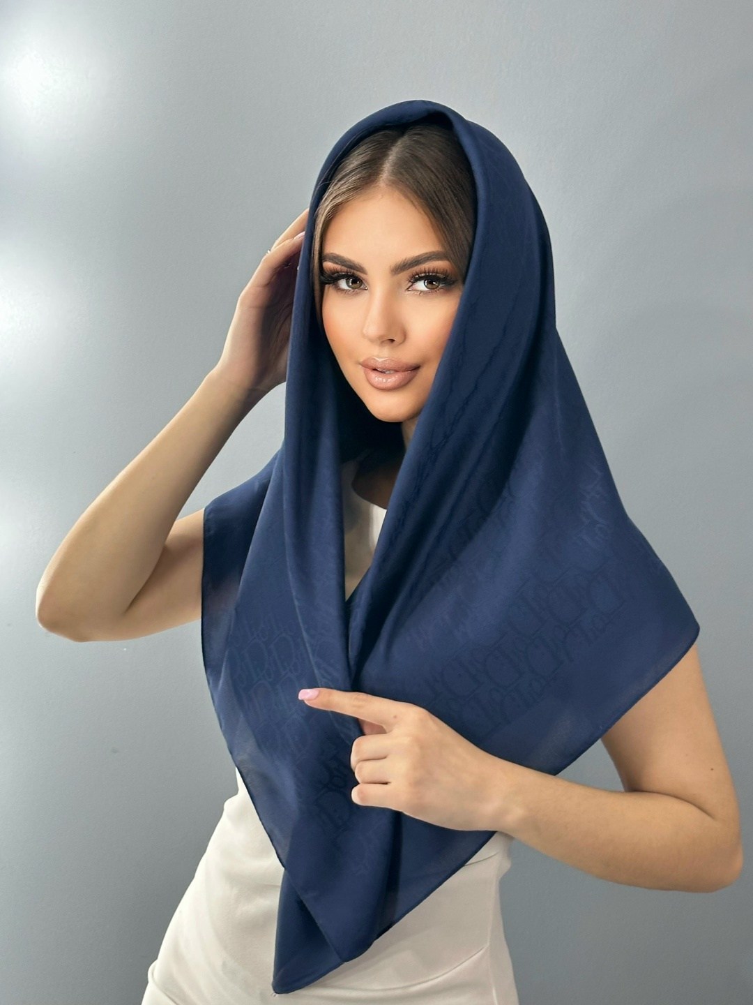 косынка женская,брендовый платок,атласный платок,платок шелковый женский,платок однотонный