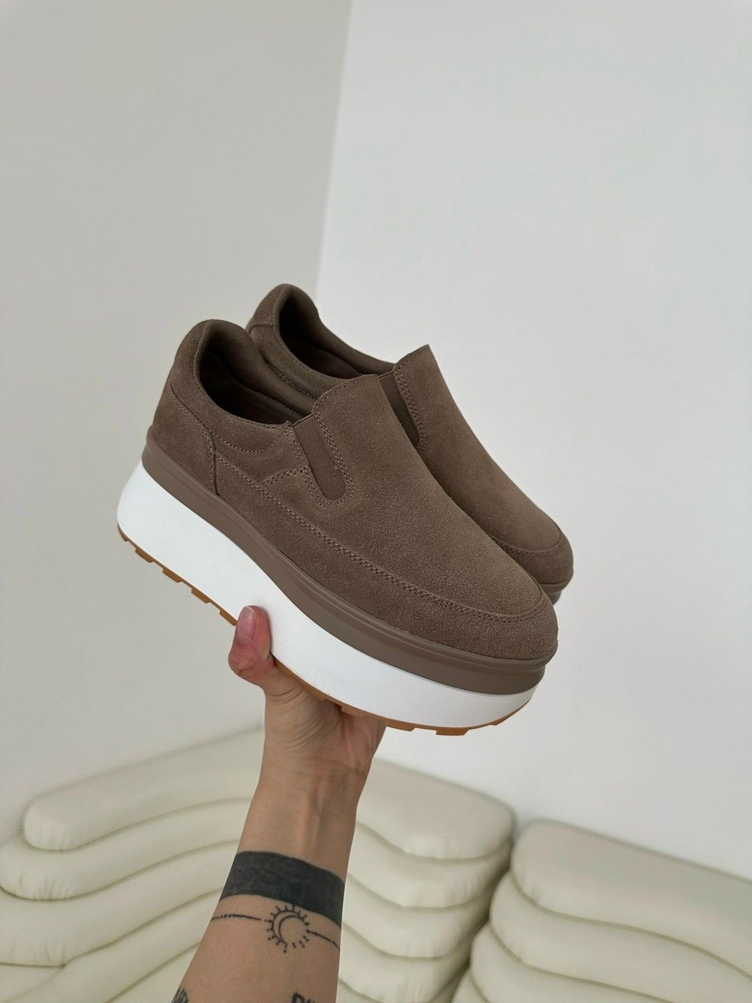 ,кеды замша,слипоны женские, женская,слипоны на платформе натуральная замша мерида