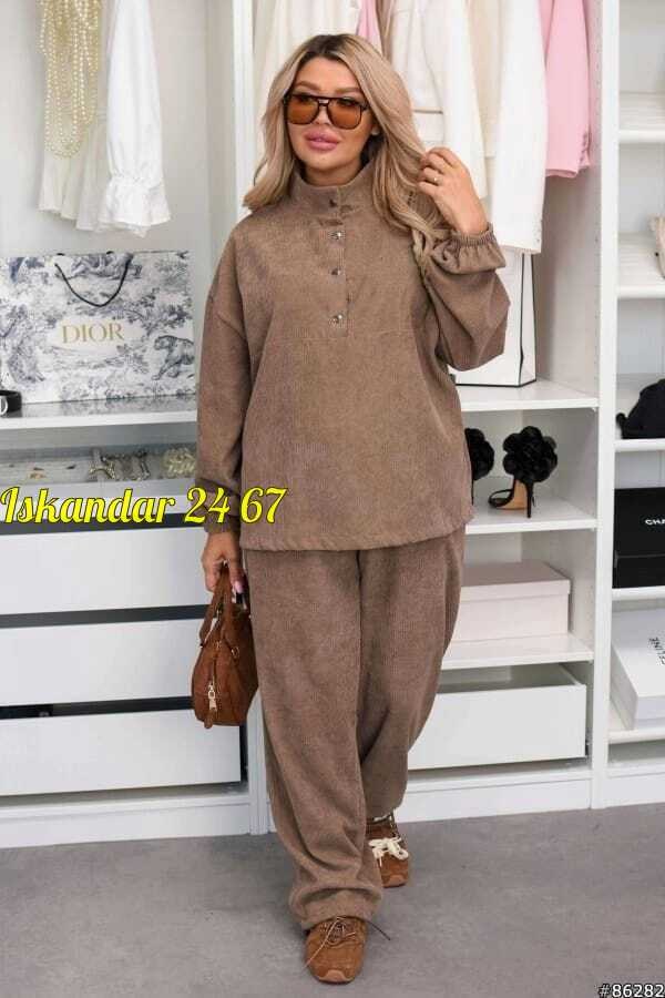стильные костюмы,костюм женский,костюм из микровельвета koktash,повседневный костюм,костюм двойка вельвет