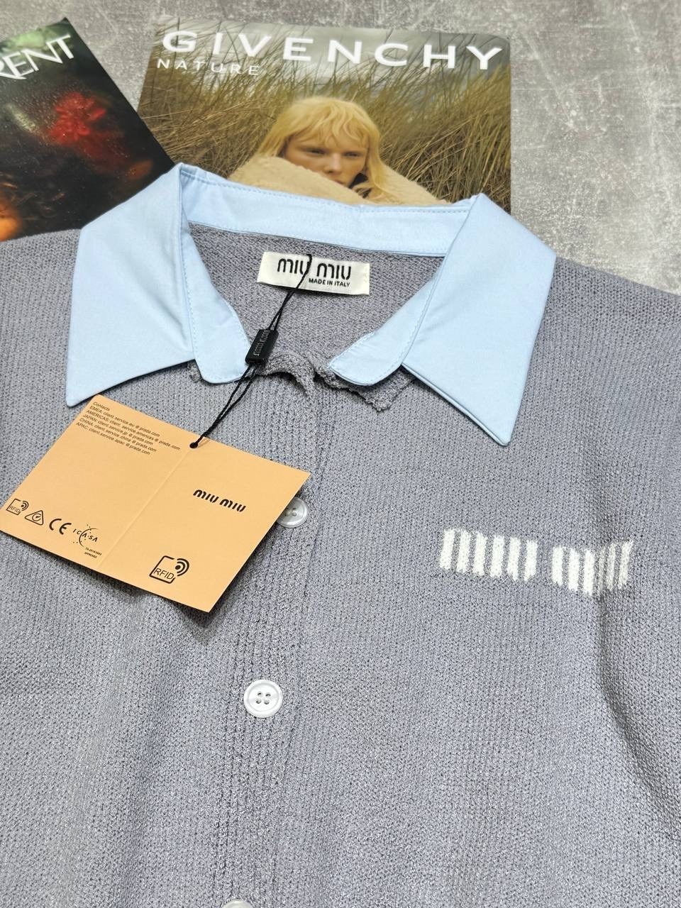 кофточка,рубашка-поло,miu miu поло,брендовые одежды,стильный свитер