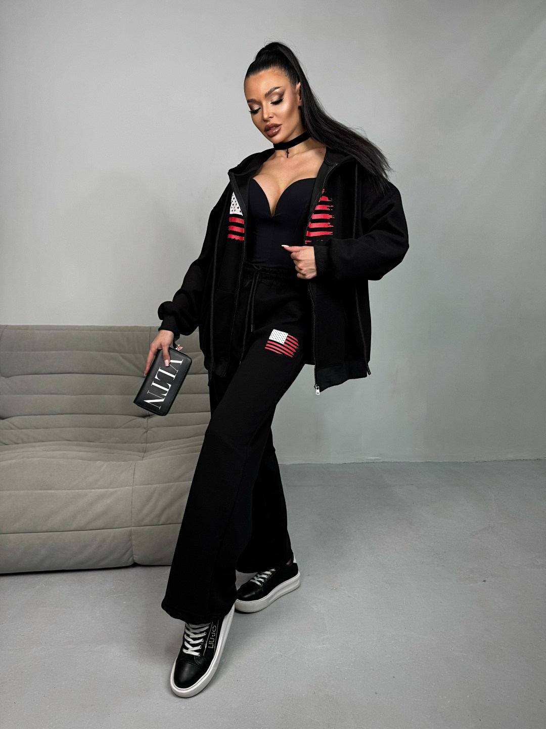 худи оверсайз на молнии зипка с капюшоном на флисе nazia shop цвет светло-серый,спортивный костюм,худи оверсайз на молнии зипка с капюшоном на флисе nazia shop,комплект спортивного костюма usa толстов