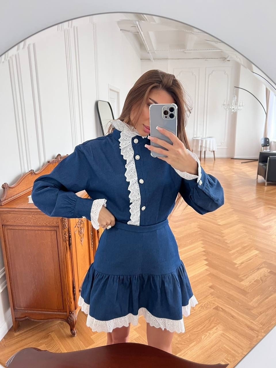 платье джинс,джинсовый костюм женский,джинсовый костюм с юбкой,джинсовые костюмы,костюм женский двойка