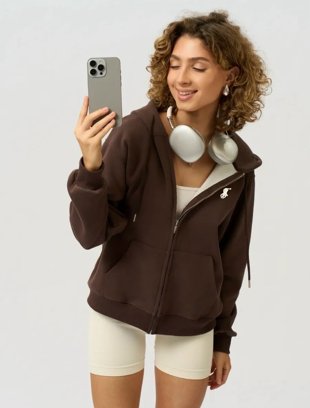 zip hoodie ralph lauren white,толстовка женская,толстовка,polo ralph lauren zip hoodie белое,толстовка оверсайз