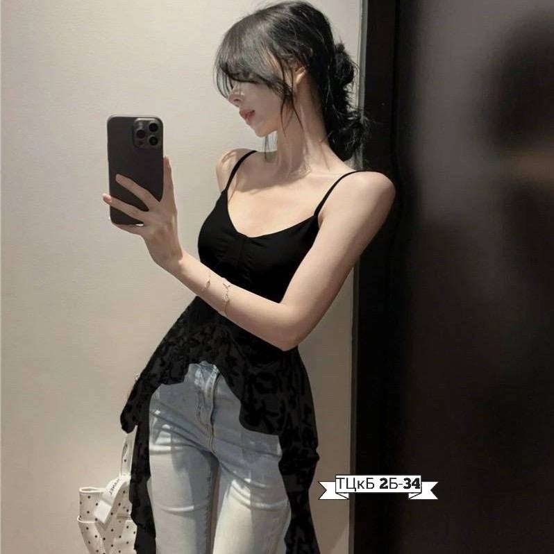 топ корсетного кроя,топы модные,женский сексуальный горячий перспективный нерегулярный топ с цепочкой для чулок,корейская мода,топик