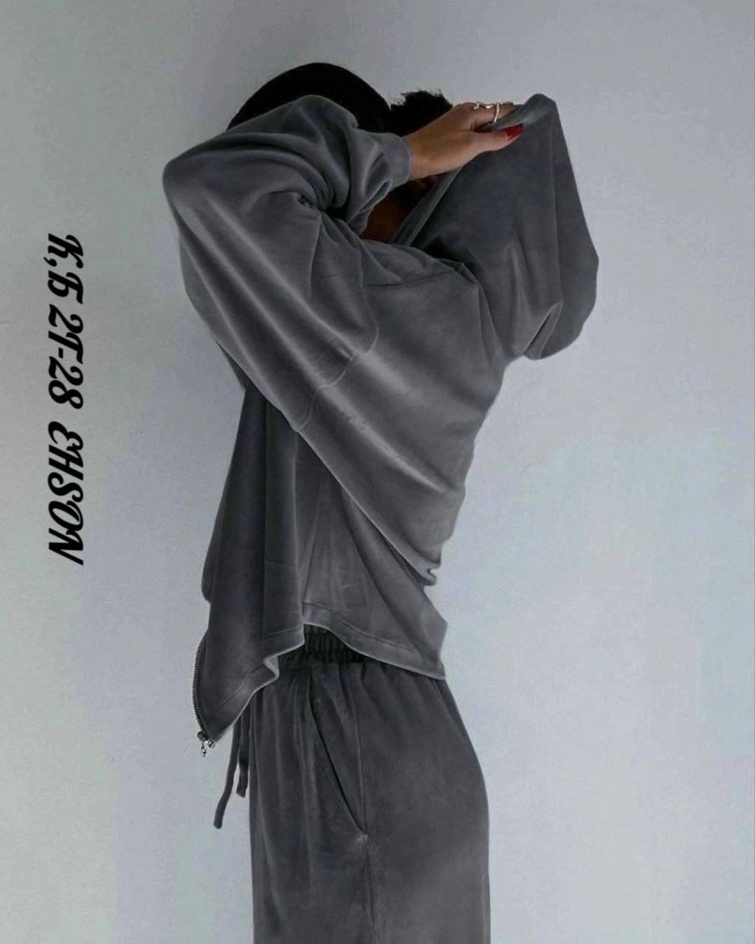 костюм велюровый бархатный спортивный hamro цвет серый,костюм спортивный велюровый,костюм спортивный велюровый pi7 246027225,костюм спортивный велюровый pi7 цвет серый,велюровый костюм