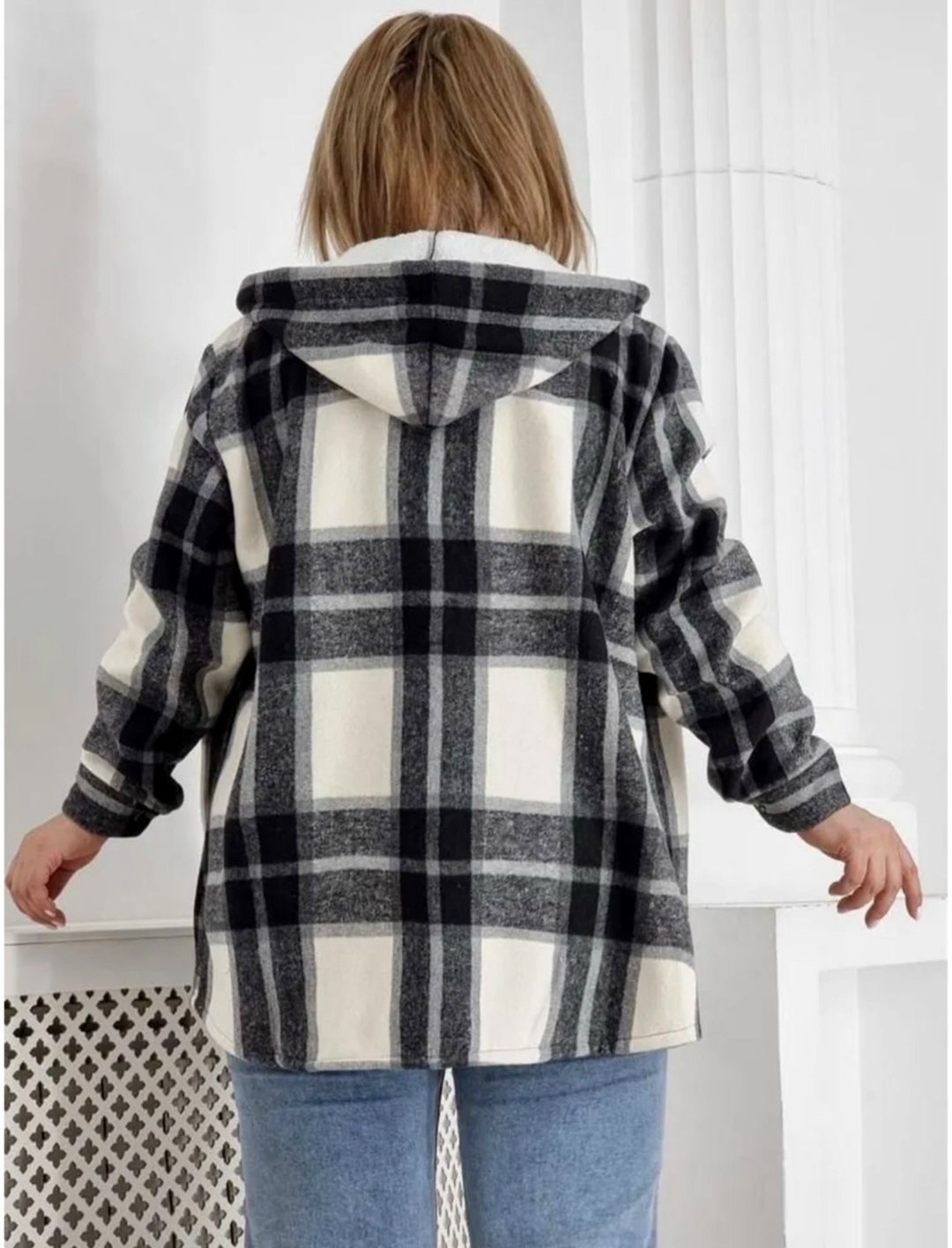 худи оверсайз теплая в клетку удлиненная roza fashion,теплая рубашка,толстовка женская,рубашка женская,рубашка утепленная