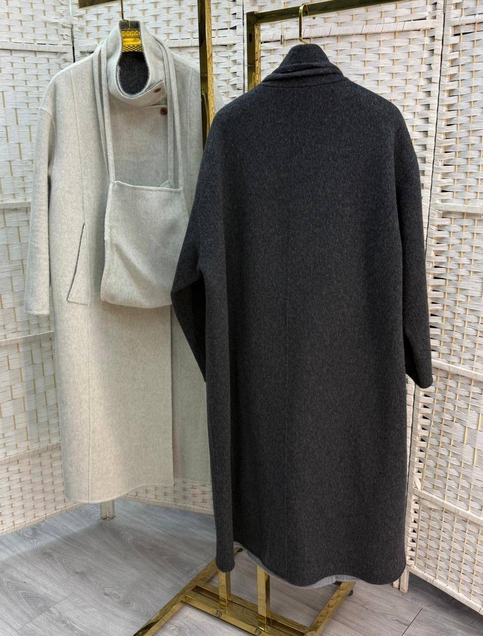 шерстяное пальто,пальто кокон,женское пальто,пальто,пальто с воротником