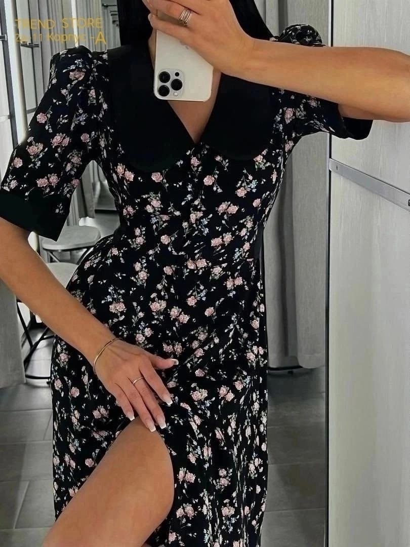 женское платье с принтом,женское платье микс,трендовое женское платье,платье летнее женское,платье женское летнее повседневное