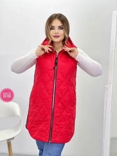 жилетка больших размеров на весну jyldyz,жилетка на синтепоне красная,жилеты женские утепленные больших размеров,жилетка больших размеров на весну,безрукавка большие размеры