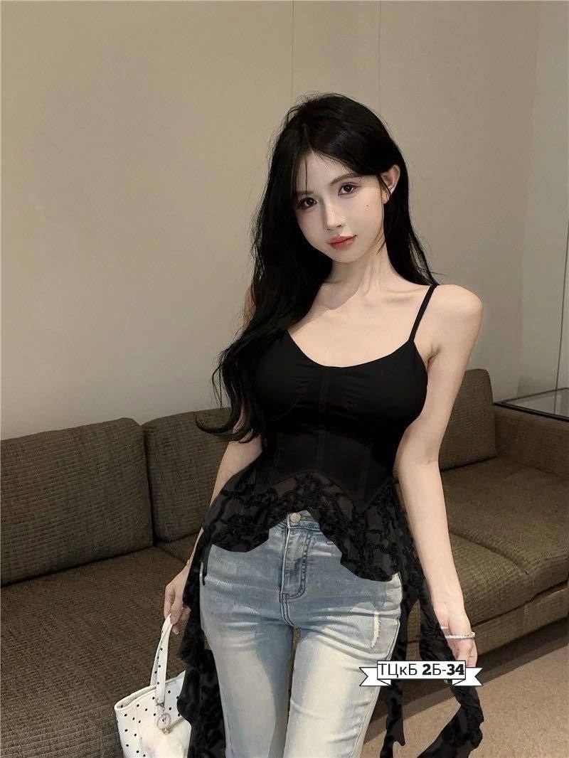 топ корсетного кроя,топы модные,женский сексуальный горячий перспективный нерегулярный топ с цепочкой для чулок,корейская мода,топик