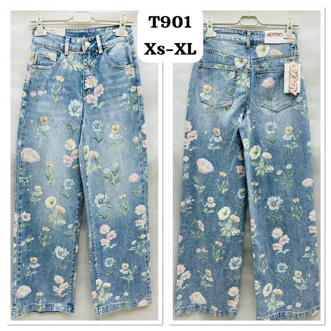 джинсы с цветочным принтом,джинсы с принтом,джинсы с вышивкой,jeans for women floral print straight leg jeans,джинса с цветочным принтом