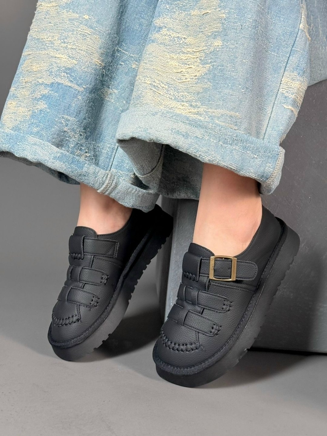 , женская,женские лоферы,лоферы с пряжкой,лоферы эко