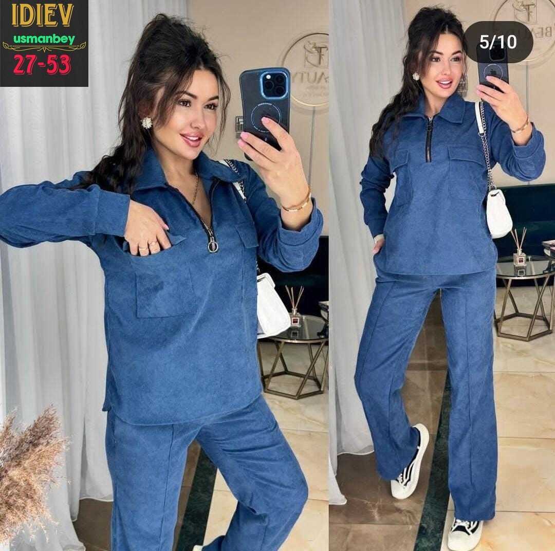 женский костюм двойка ткань вельвет,костюм двойка вельвет,костюм женский двойка ткань микро вельвет,спортивный костюм женский на флисе,костюм вельвет