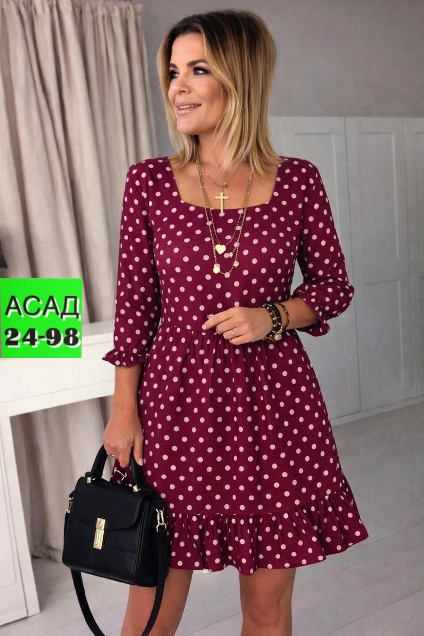 платья ,платье женская,платье,женское платье в горошек,платье в горошек