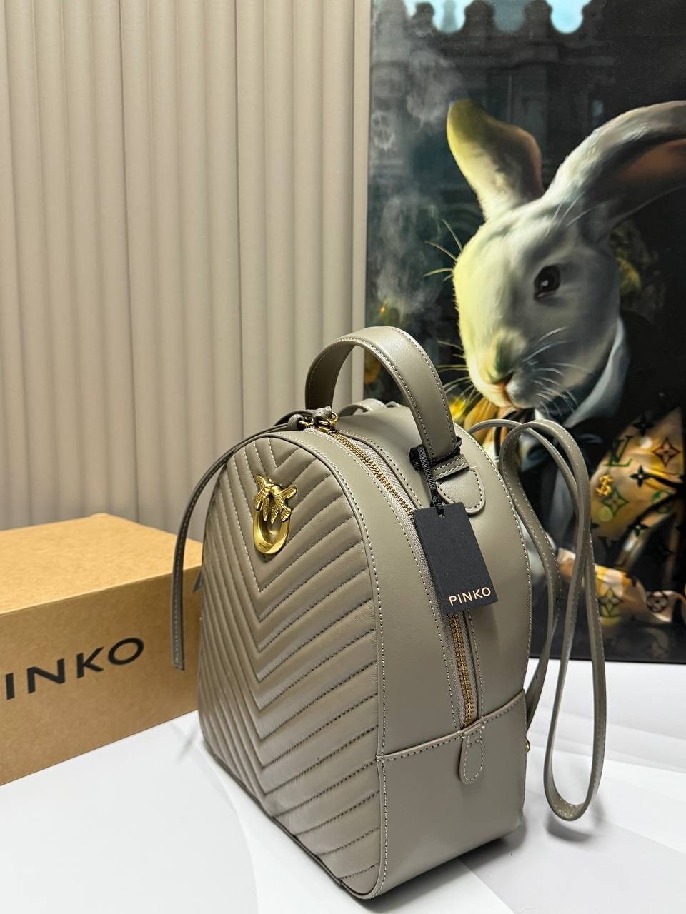 рюкзак женский pinko,рюкзак pinko,женский рюкзак,кожаные рюкзаки,рюкзак pinko черный