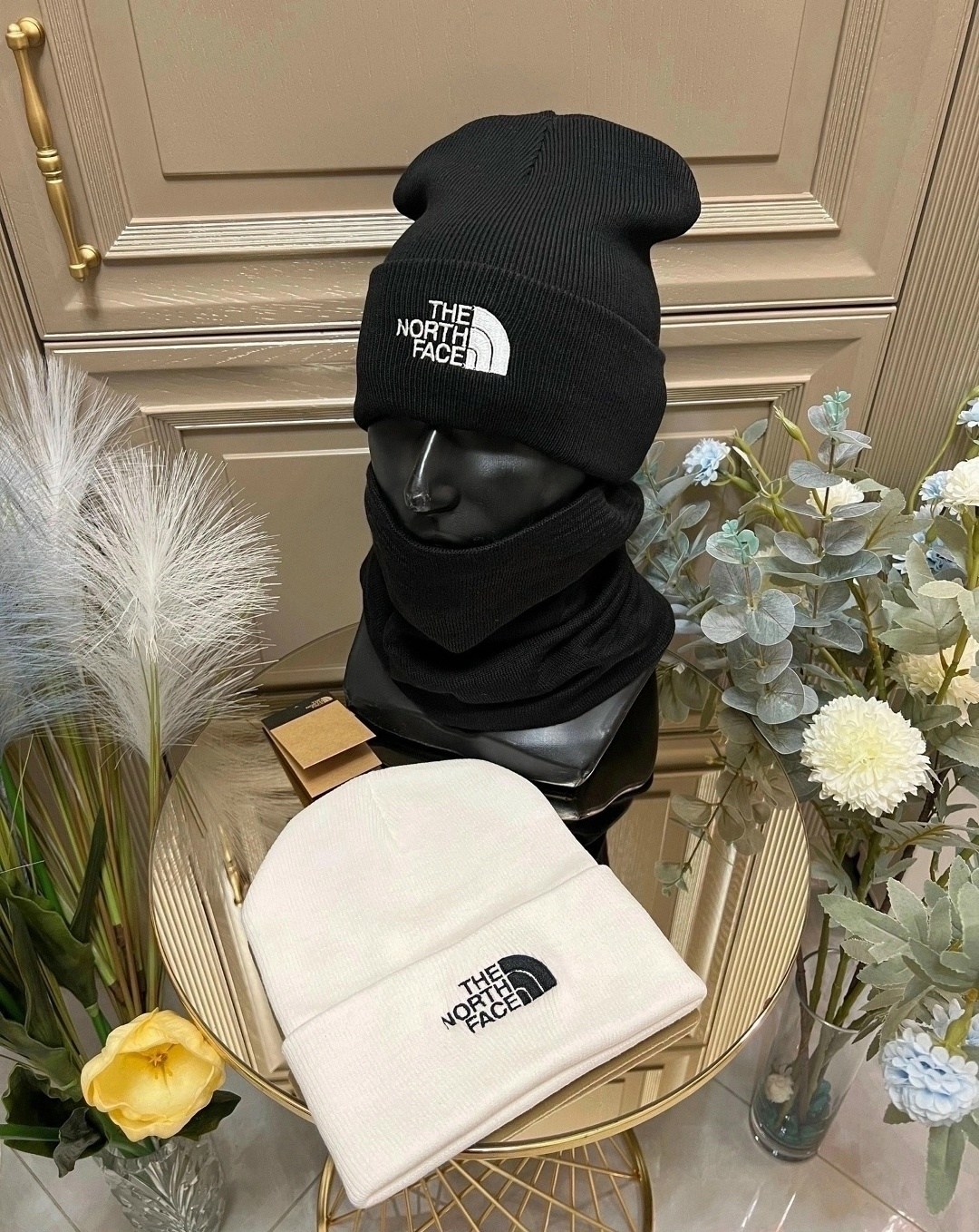 шапка the north face,комплект шапки,шапка и снуд,шапка снуд мужская,мужские шапки