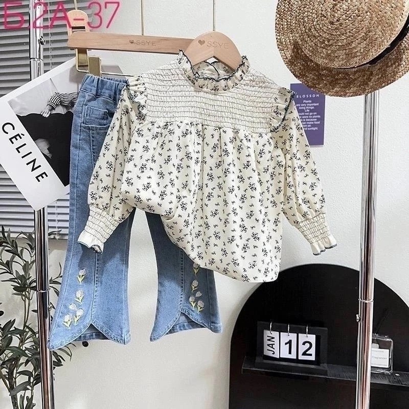 блузка для девочки,блузка для девочки amissa,рубашка для девочки 2026,блуза для девочки,детская хлопковая рубашка с длинными рукавами на весну и осень