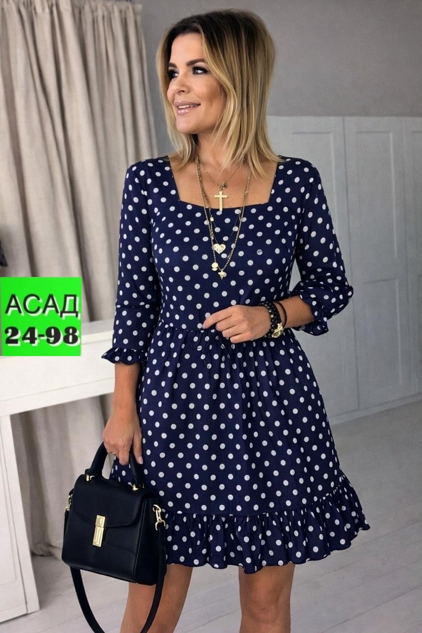 платья ,платье женская,платье,женское платье в горошек,платье в горошек