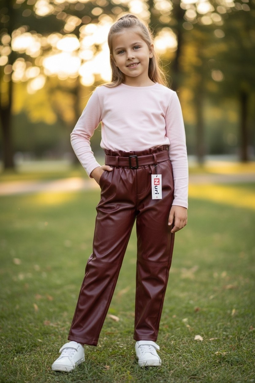 брюки джоггеры кожаные для девочек miellook 200171108,брюки для девочек под кожу d&h 173017385,брюки джоггеры кожаные для девочек miellook,брюки из экокожи для девочки,кожаные брюки для девочки