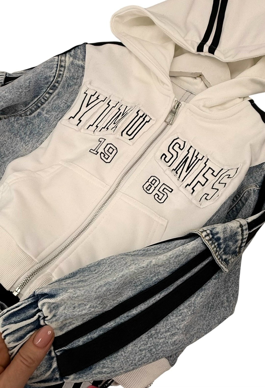 спортивные костюмы для девочек,одежда для девочек,толстовка для девочек,джинсовая куртка,детский костюм