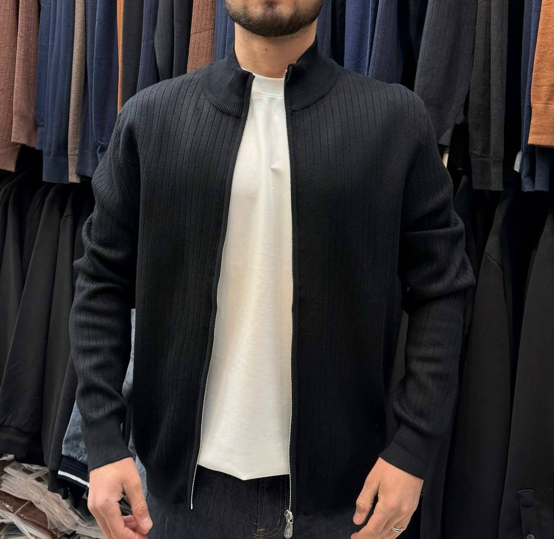 мужской кардиган на молнии,мужской кардиган,джемпер кардиган,maison margiela кардиган чёрный,джемпер на молнии