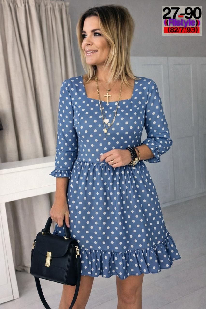 платье женское,платье,женское платье в горох,стильное платье,платье