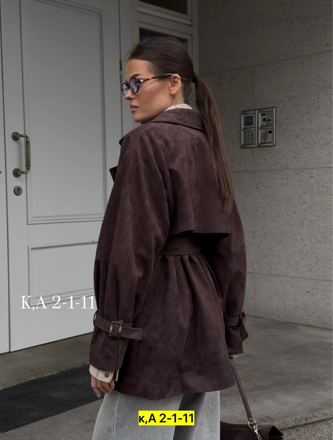 тренч замшевый длинный tinaria,замшевая куртка,замшевый тренч,плащ тренч,модный плащ