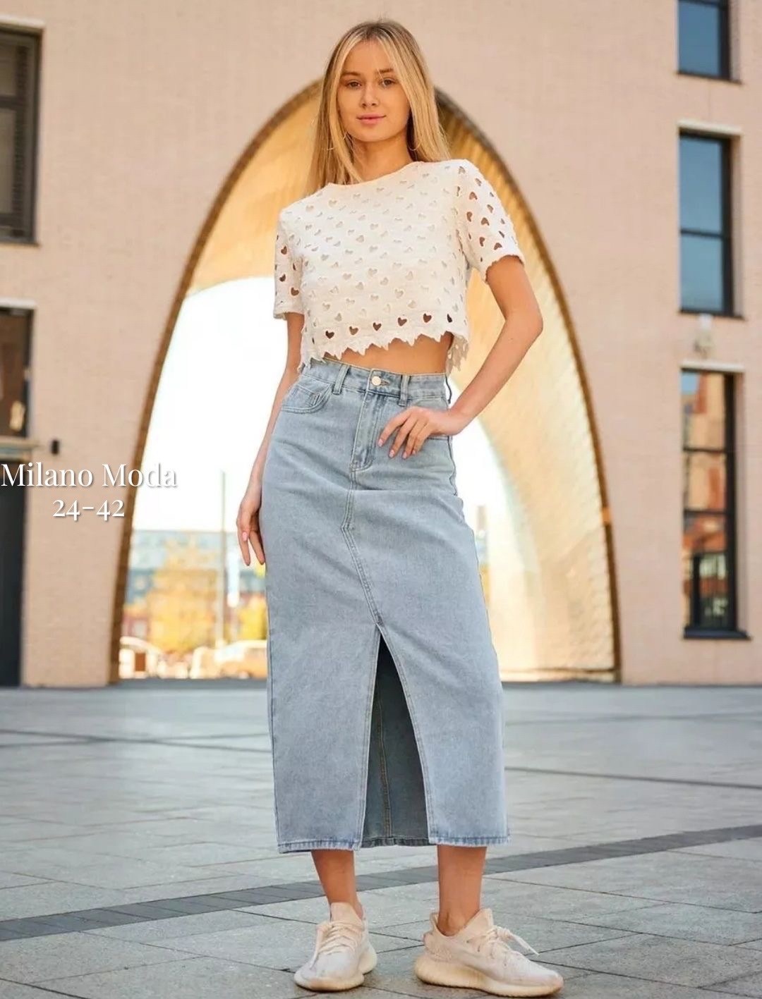 джинсовая юбка,джинсовая юбка миди,джинсовая юбка макси,джинсовая юбка-миди с разрезом,юбка джинсовая миди с разрезом спереди