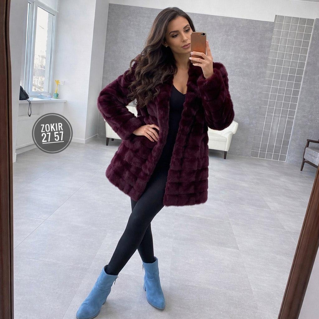 шуба бордового цвета,бордовая шуба,шуба искусственная,шубка,бордовая норковая шуба