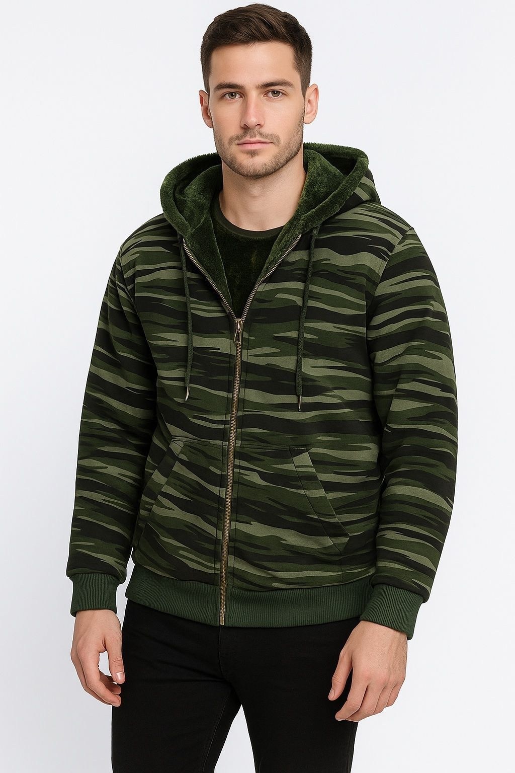 кофта флисовая,мужская зимняя куртка с камуфляжным принтом,толстовка теплая,квие силвер толстовка камуфляж,толстовка мужская