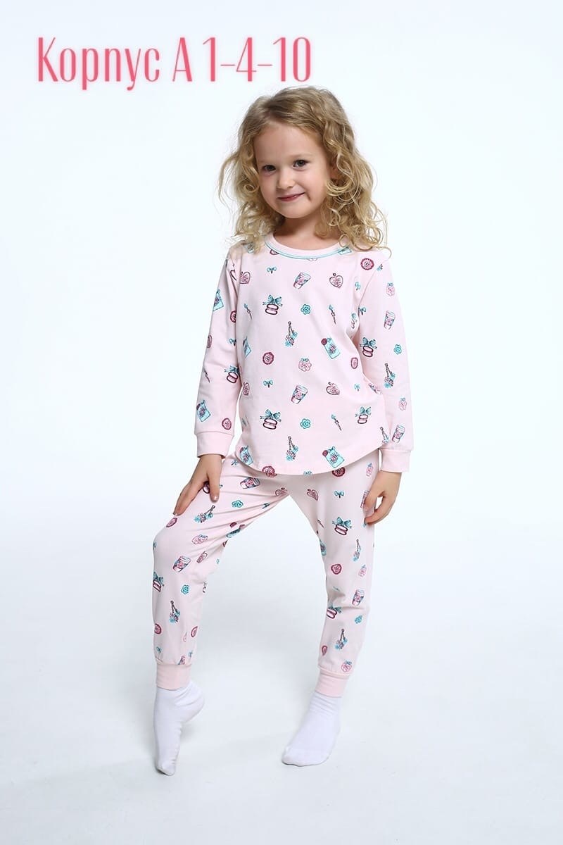 крокид пижама к 1552 смешные зайки,пижама для девочек crockid,трикотажная пижама для девочек,пижама для девочек,пижама crockid